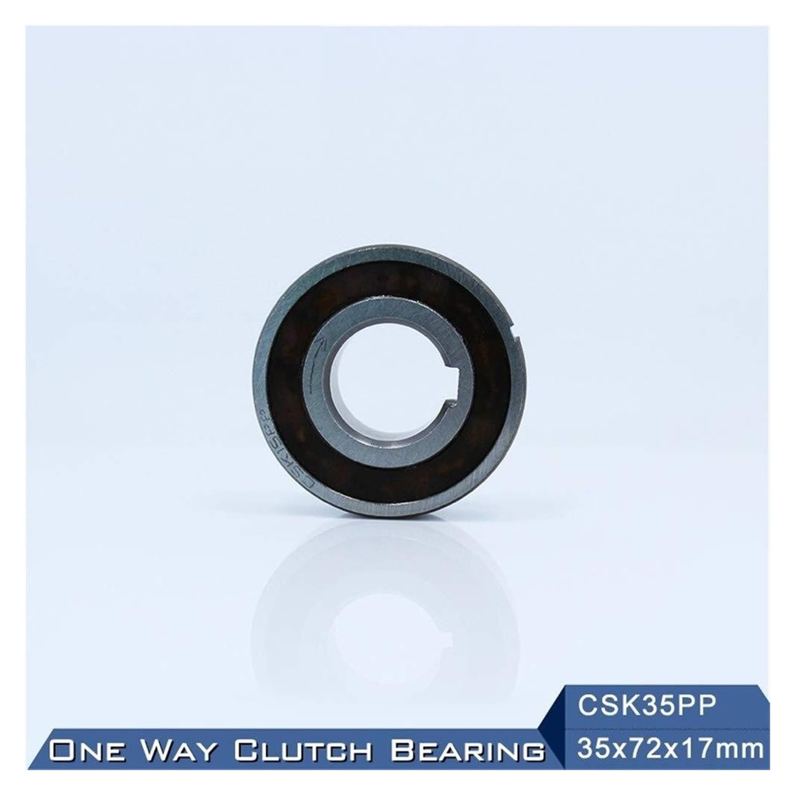 Aspectos, Kits 1 PC CSK35PP embragues de rodamiento unidireccional con chavetero CSK6207PP rodamientos embrague rueda libre CSK207PP 35X72X17mm