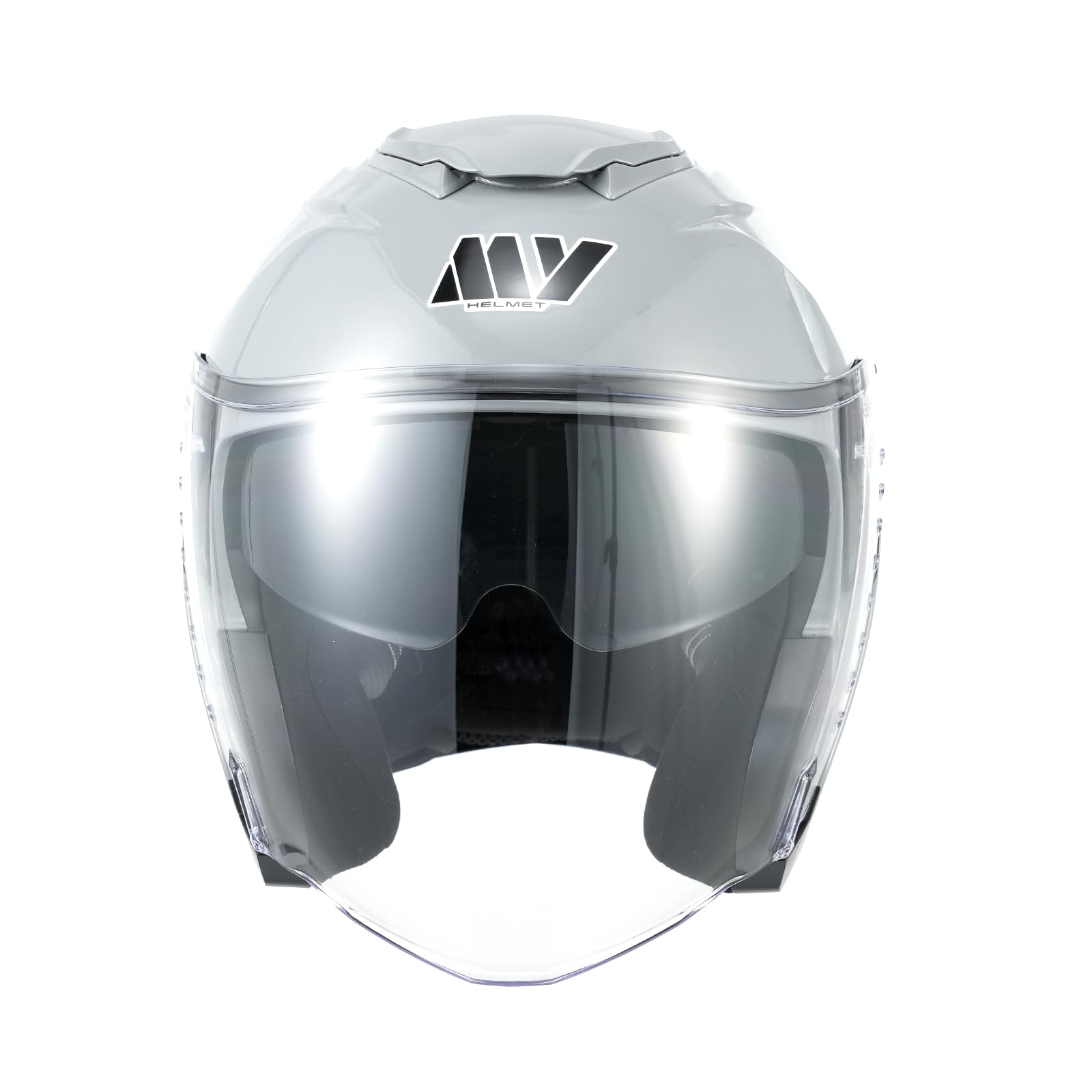MY Jethelm Rollerhelm mit Sonnenblende,ECE22.06 Zertifizierter,Komfort-Innenfutter Komplett Herausnehmbar,Motorradhelm Mofa Helm für Herren und Damen,Modell MY-835