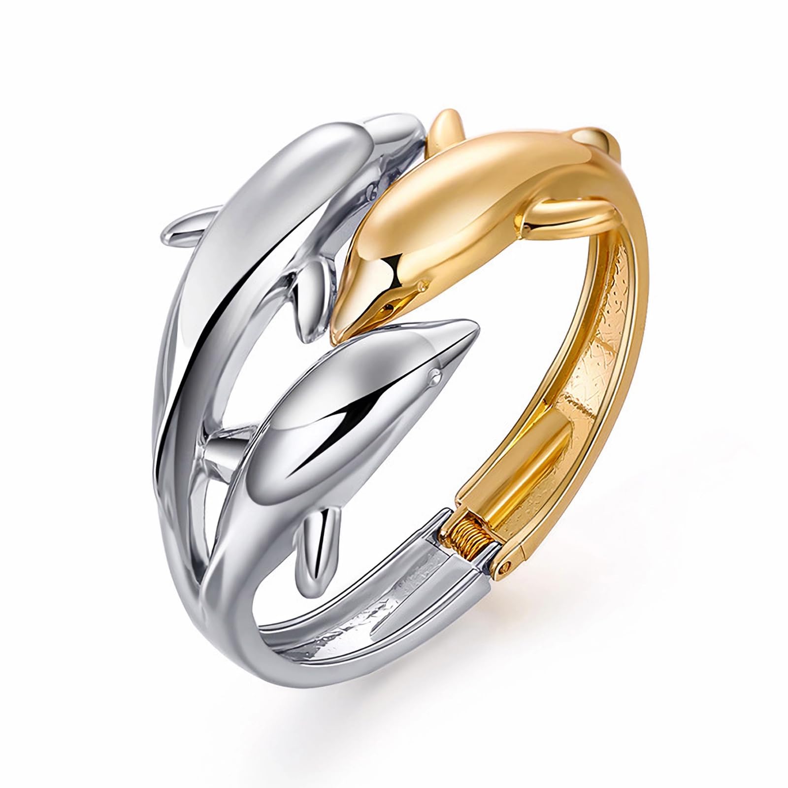 LILIE&WHITE Ohrringe Damen Ohrstecker, Goldene Muschel-Desig