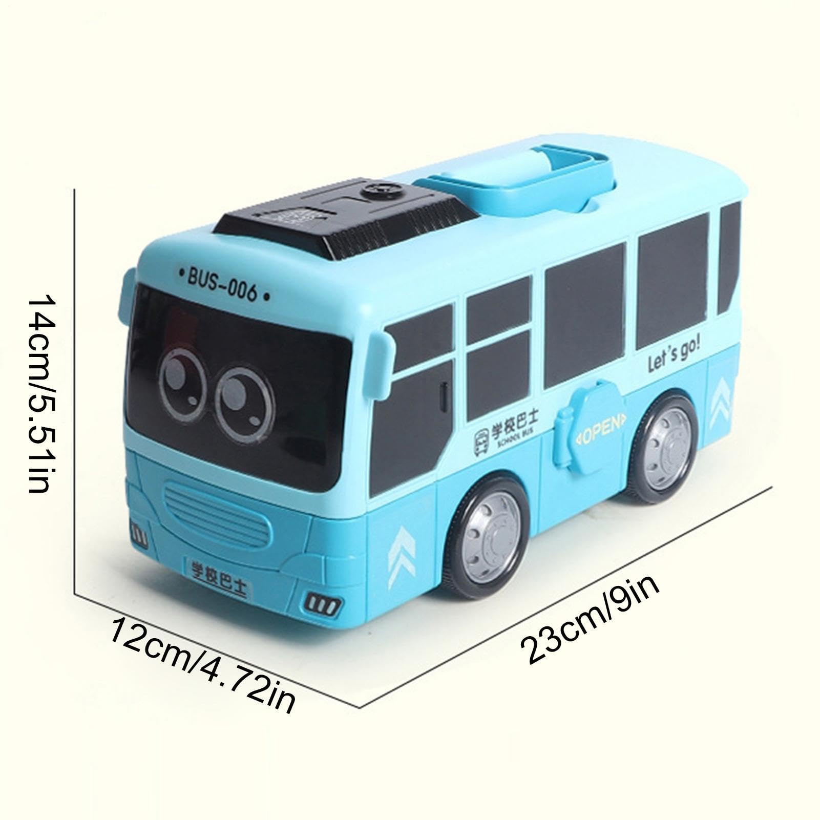 Autobus Giocattolo con Ruote Bus Interattivo con Batteria per Apprendimento