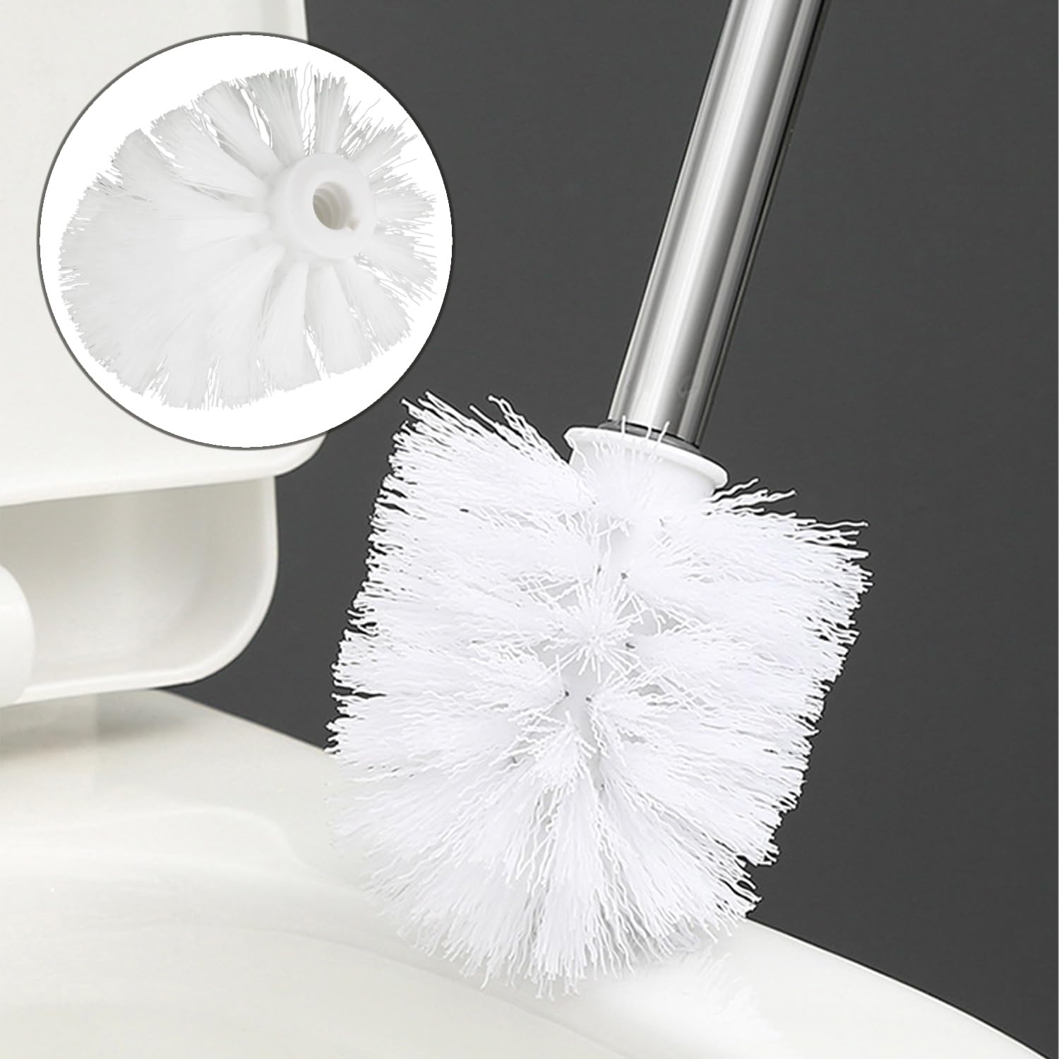 bremermann Scopino WC BARBENA con spazzola flessibile 3 in 1 in TPR