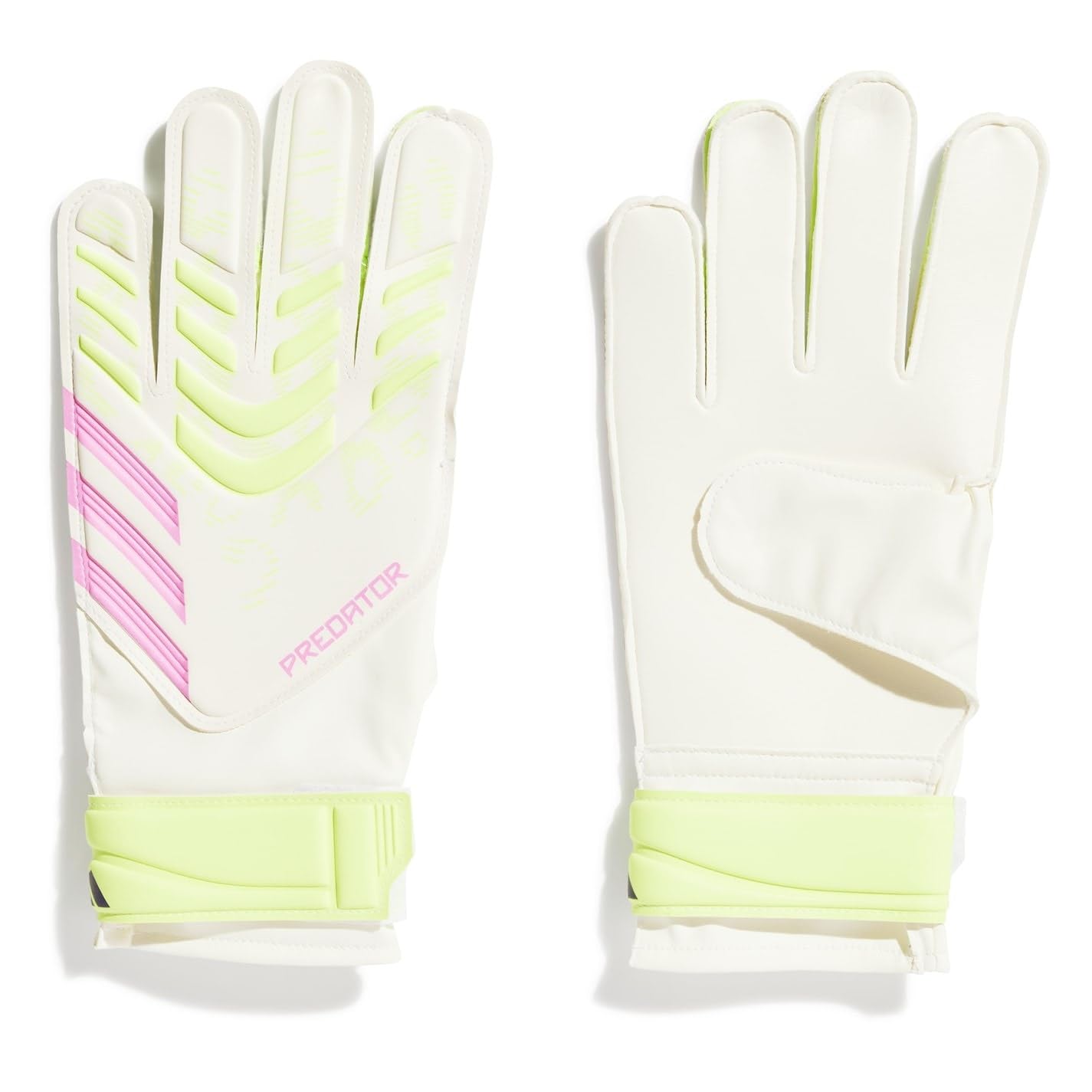 adidas Unisex Training Goalkeeper Gloves Adults White/yellow 7 — image 1