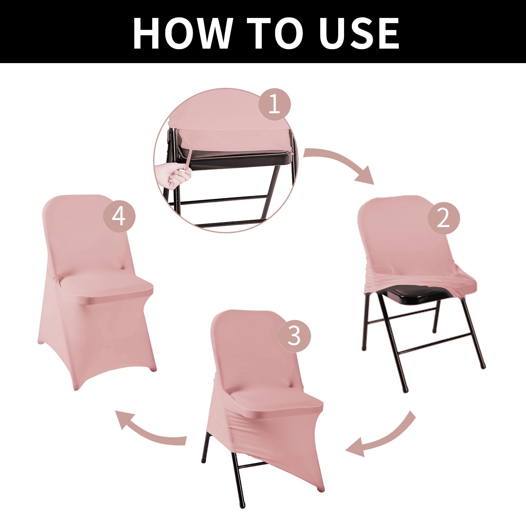 Paquete De 2 Fundas De Mesa Impermeables De Elastano De 8 Pies, 8 Pies 8 Pies Impermeables Para Fiestas Bodas Banquetes Y Eventos Fucsia