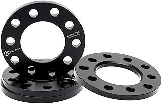 VLAOSCHI Black Forged 5x5.5 5x135 5x139.7 Wheel Spacers 1/2 Inch (12mm) Compatible with Dodge Ram-Ford 5 Lug for 1975-2003 F150 | 1994-2018 RAM1500 | 2004-2009 Durango | 2005-2011 Dakota - Pack of 4