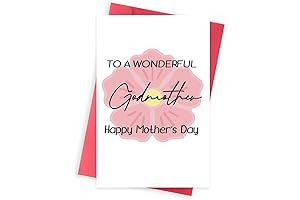 Huameigf Funny Mothers Day Card for Godmother