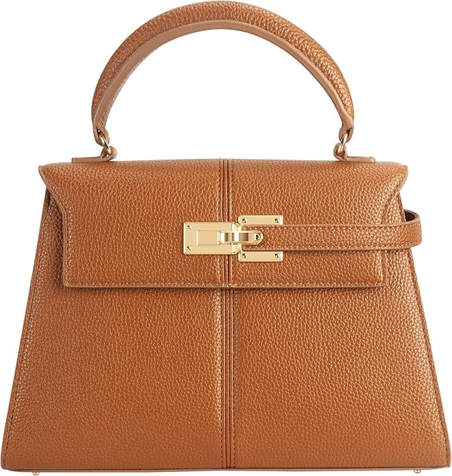 Ladies Shoulder Top-Handle Handbags Crossbody Purses Bags For Women Brown