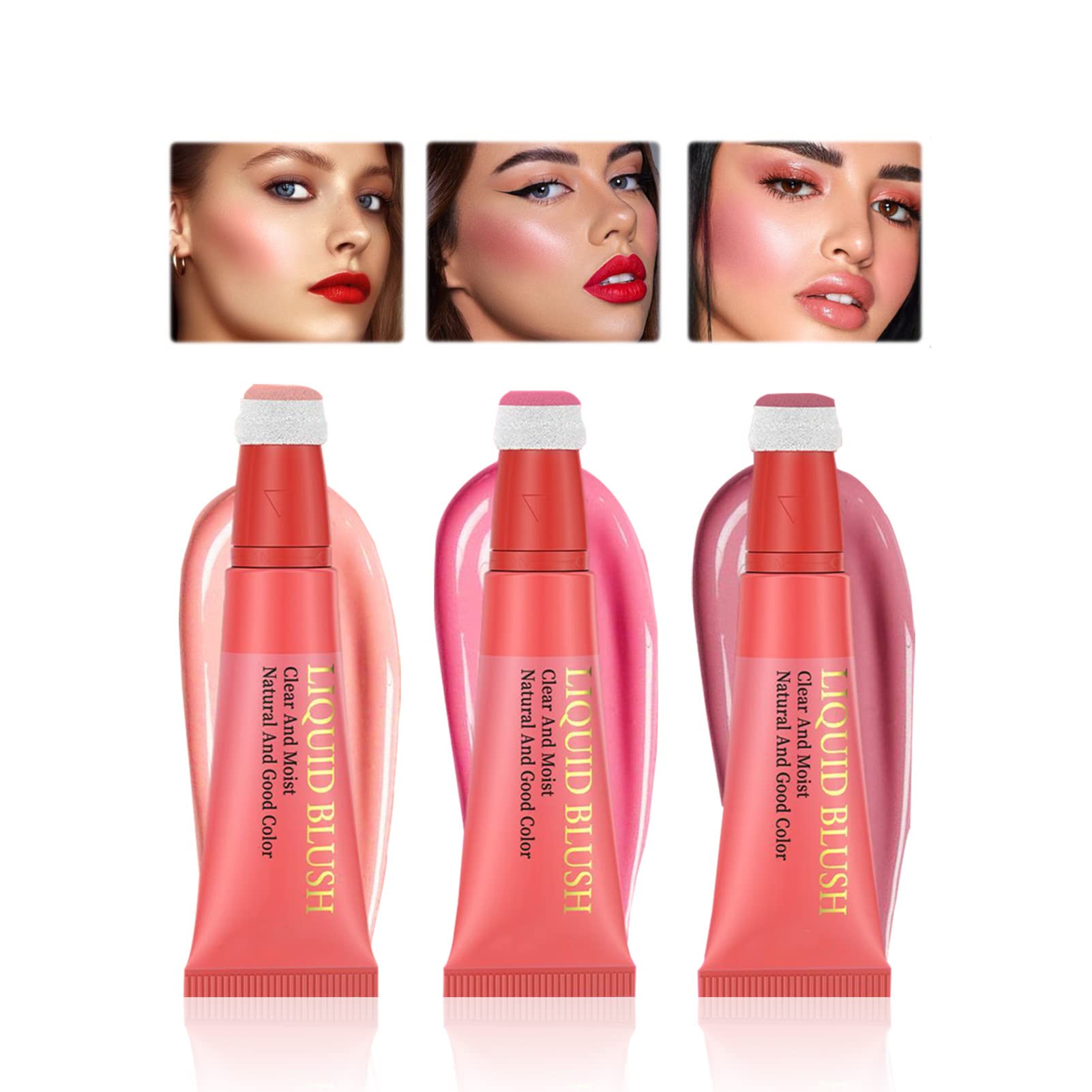 Liquid Contour Stick+Highlighter Stick+Blush Wand, Contour Makeup Stick