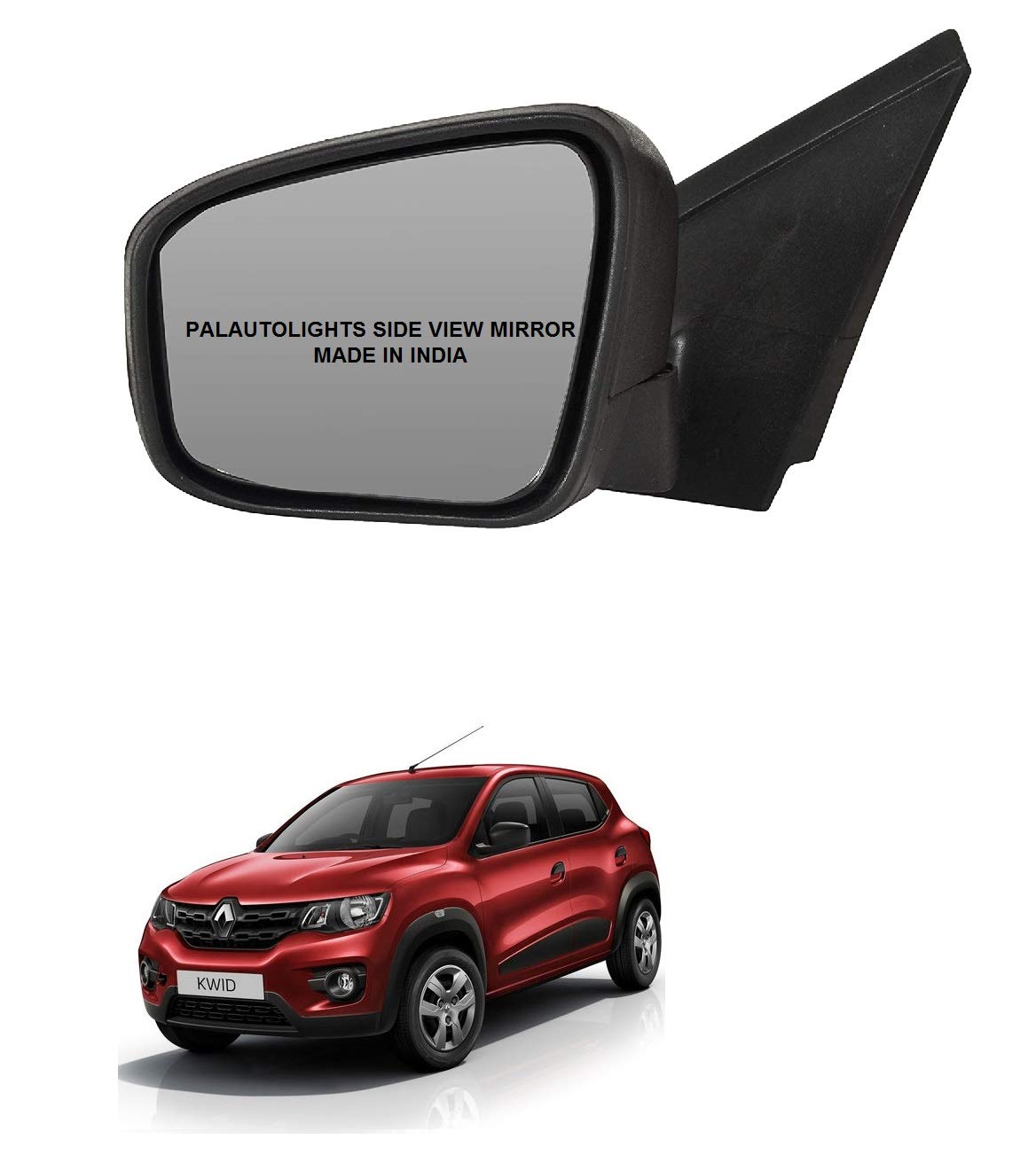 PALAUTOLIGHTS KWID Lxi Side Mirror (Color:Black) -Left (Launch Year:2015-2019)-picture-12