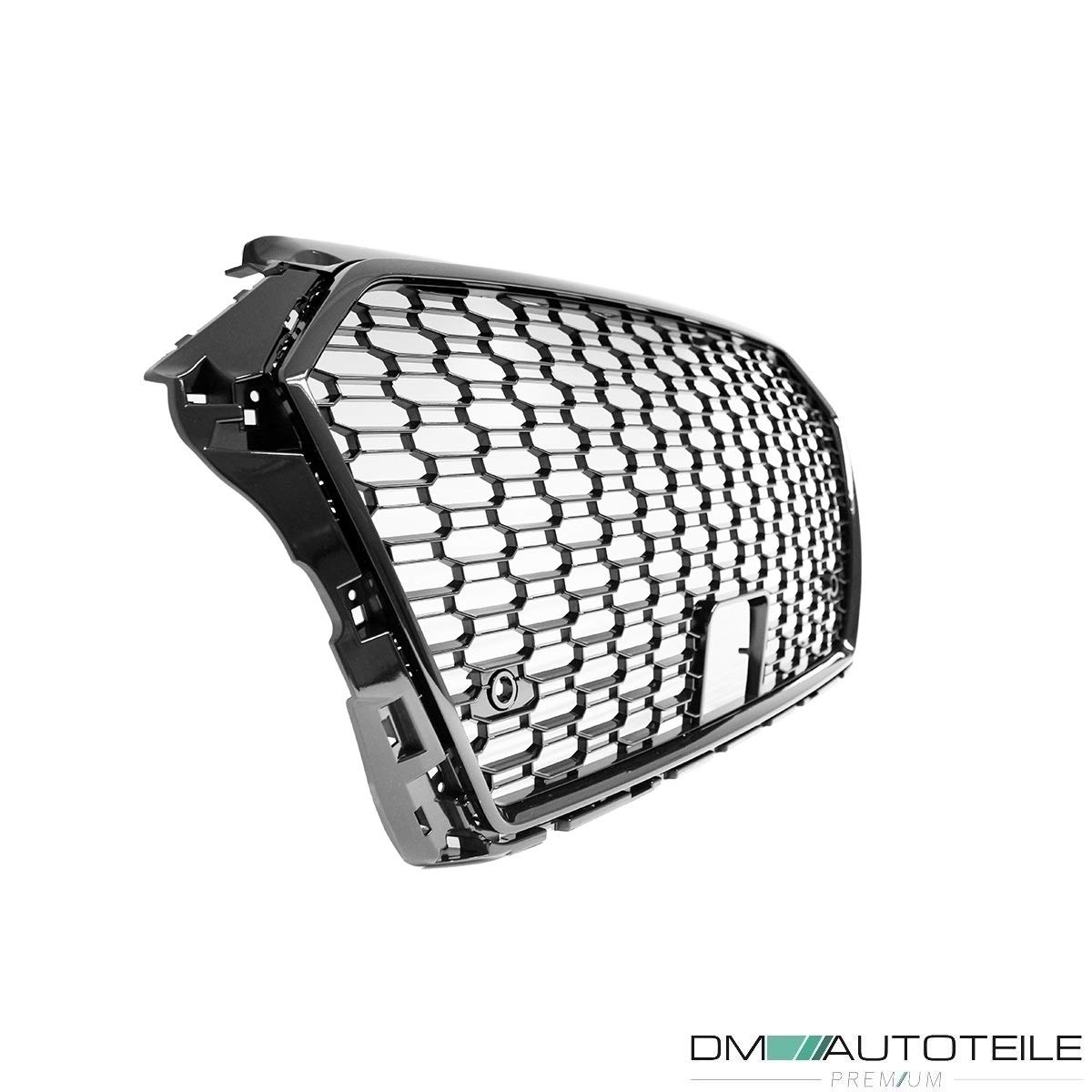 DM Autoteile Kühlergrill Wabengrill PDC Schwarz Glanz passt für A3 8V Facelift auch RS3
