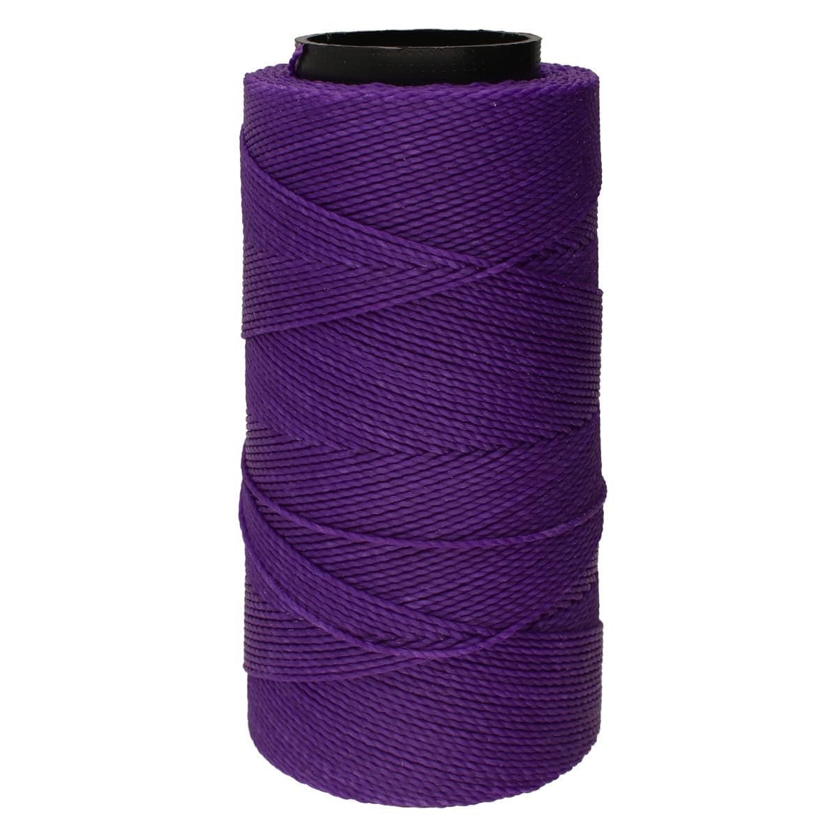 The Beadsmith Węzeł woskowany sznurek poliestrowy, średnica 1 mm, szpula 144 metrów (472 stóp) (neonowy fioletowy)