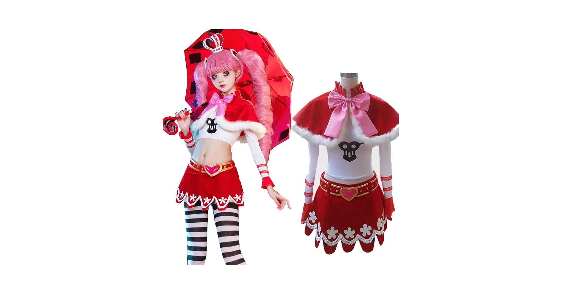 Amazon | [Picksoco] ペローナ コスプレ 衣装 ワンピース one