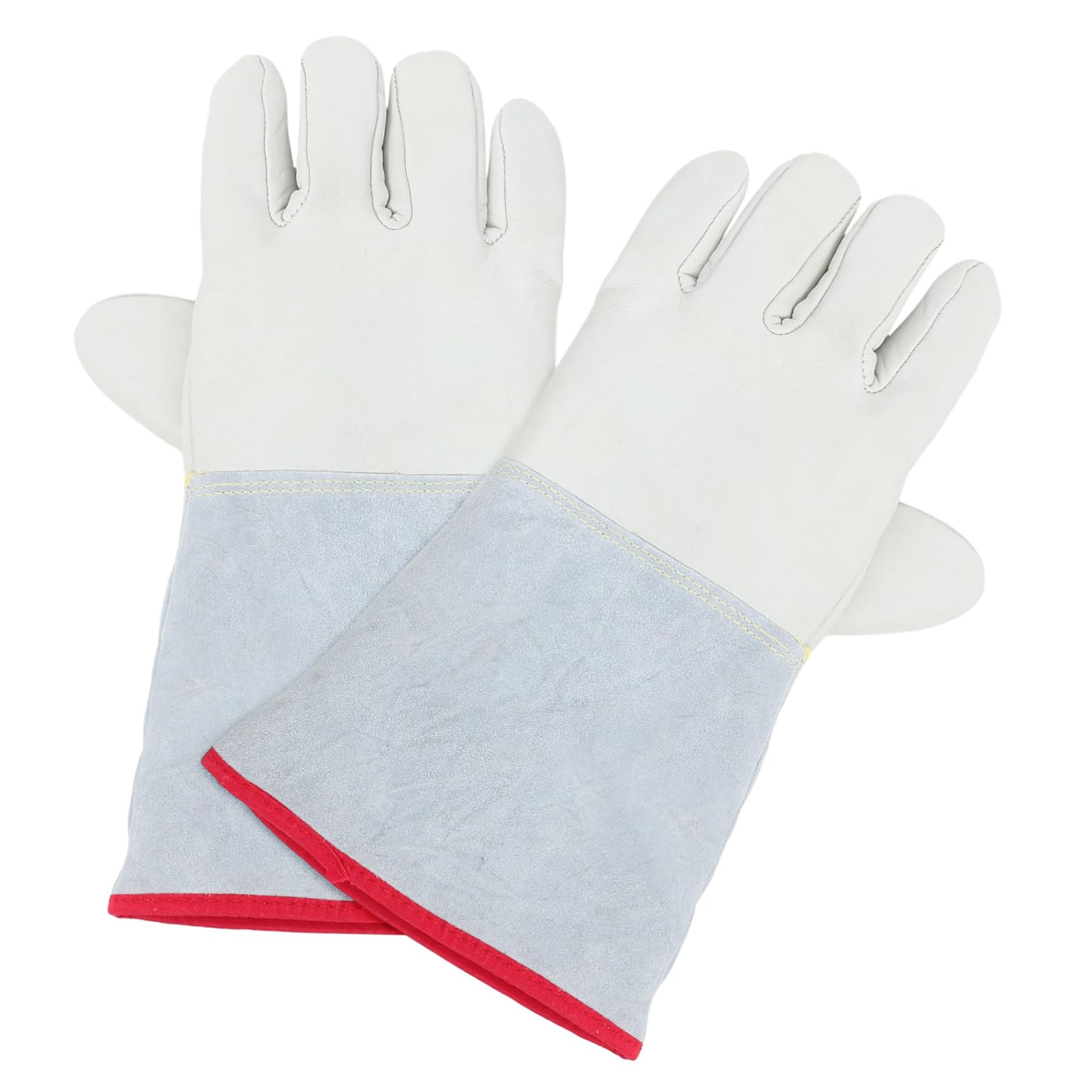 SEWACC Guantes Térmicos de Trabajo para Frío Alta Durabilidad y Protección, de Piel de Vaca y Algodón, Ideales para Uso en Congeladores y Camiones Refrigerados