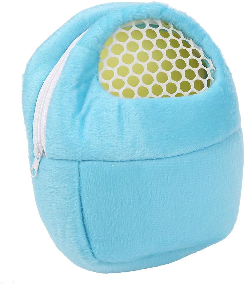 Nicoone Bolsa de viaje portátil de malla blanca para hedgehog Hamster para dormir Hamster Hamster portátil al aire libre para mascotas pequeñas