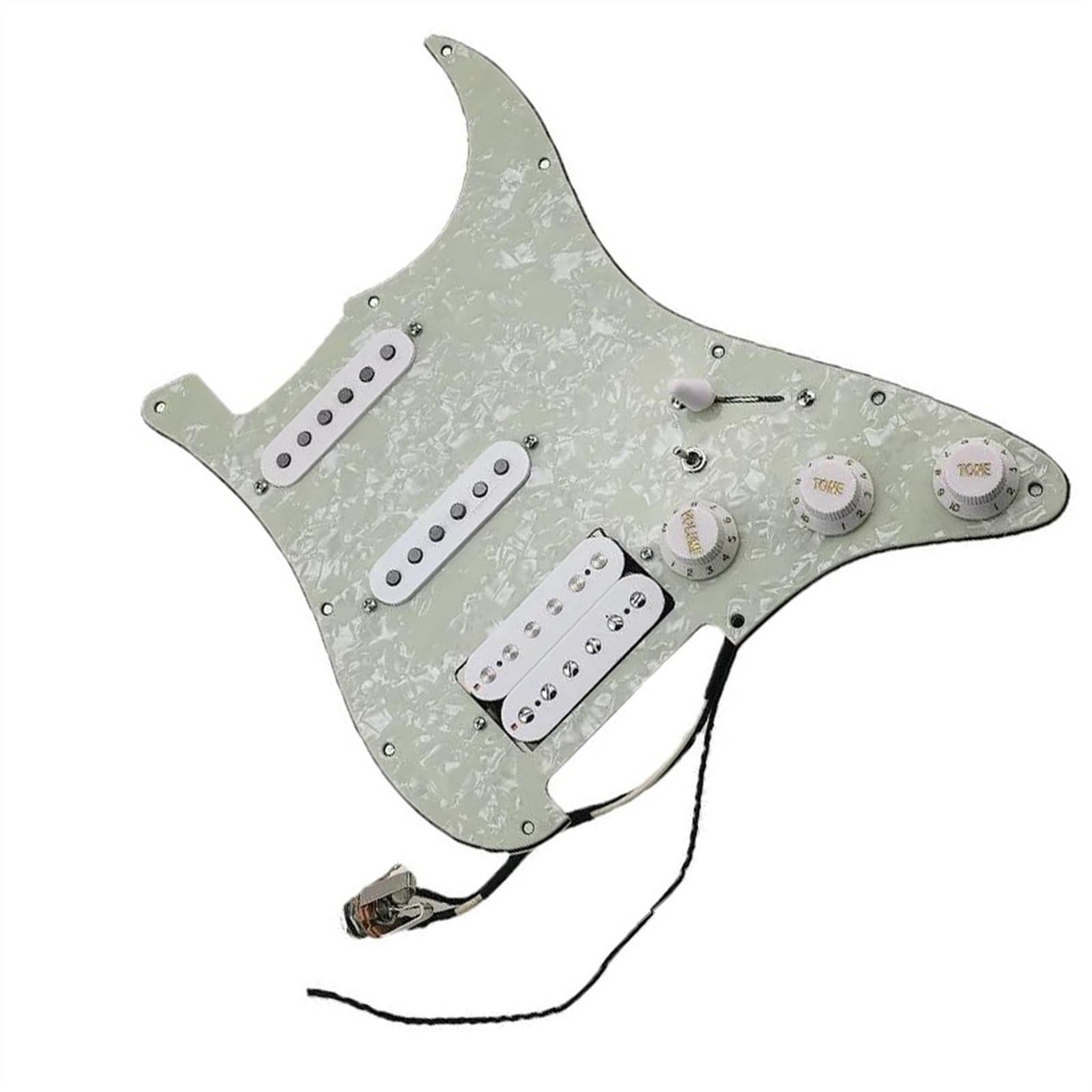 Pickup Del Battipenna Pickup durevoli per battipenna per chitarra elettrica a 7 vie tipo SSH Style completamente caricato