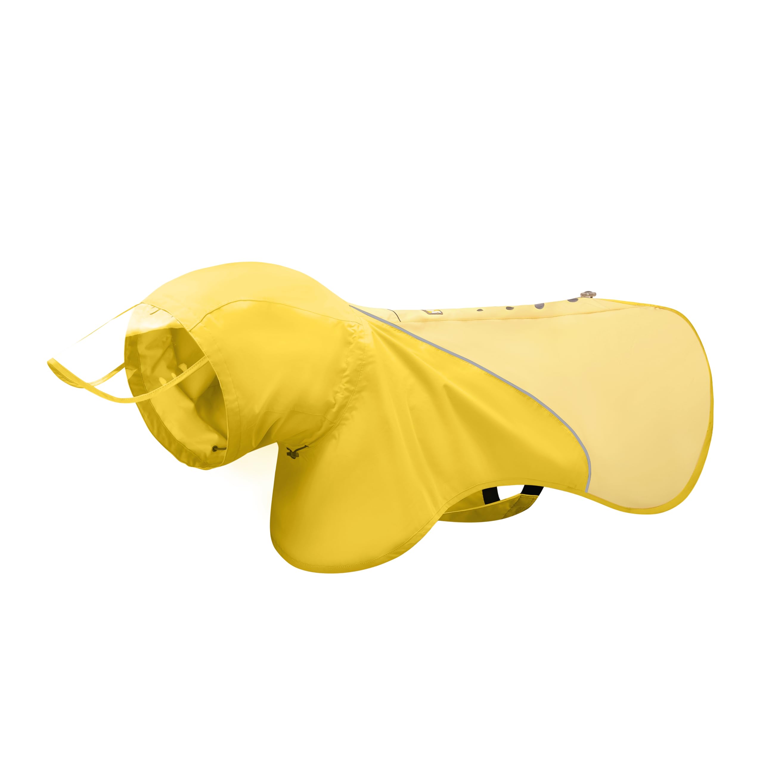 WOOFO Slip-On Dog Rain Poncho, Quick & Easy to Wear Dog Raincoat, Unrestricted, Super Lightweight, and Waterproof Rain Jacket for All Breeds,