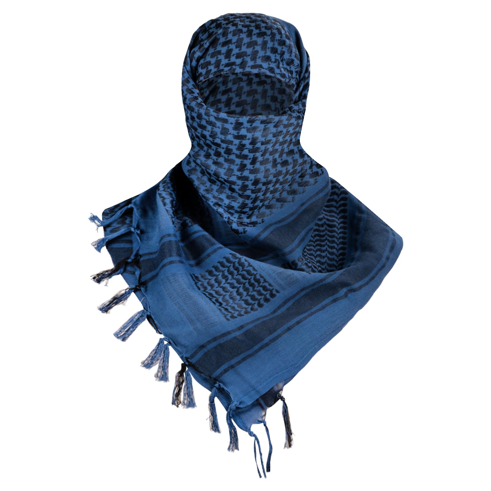 FREE SOLDIER Scarf Military Shemagh Tactical Desert Keffiyeh Head Neck Scarf Arab Wrap with Tassel 43x43 inches