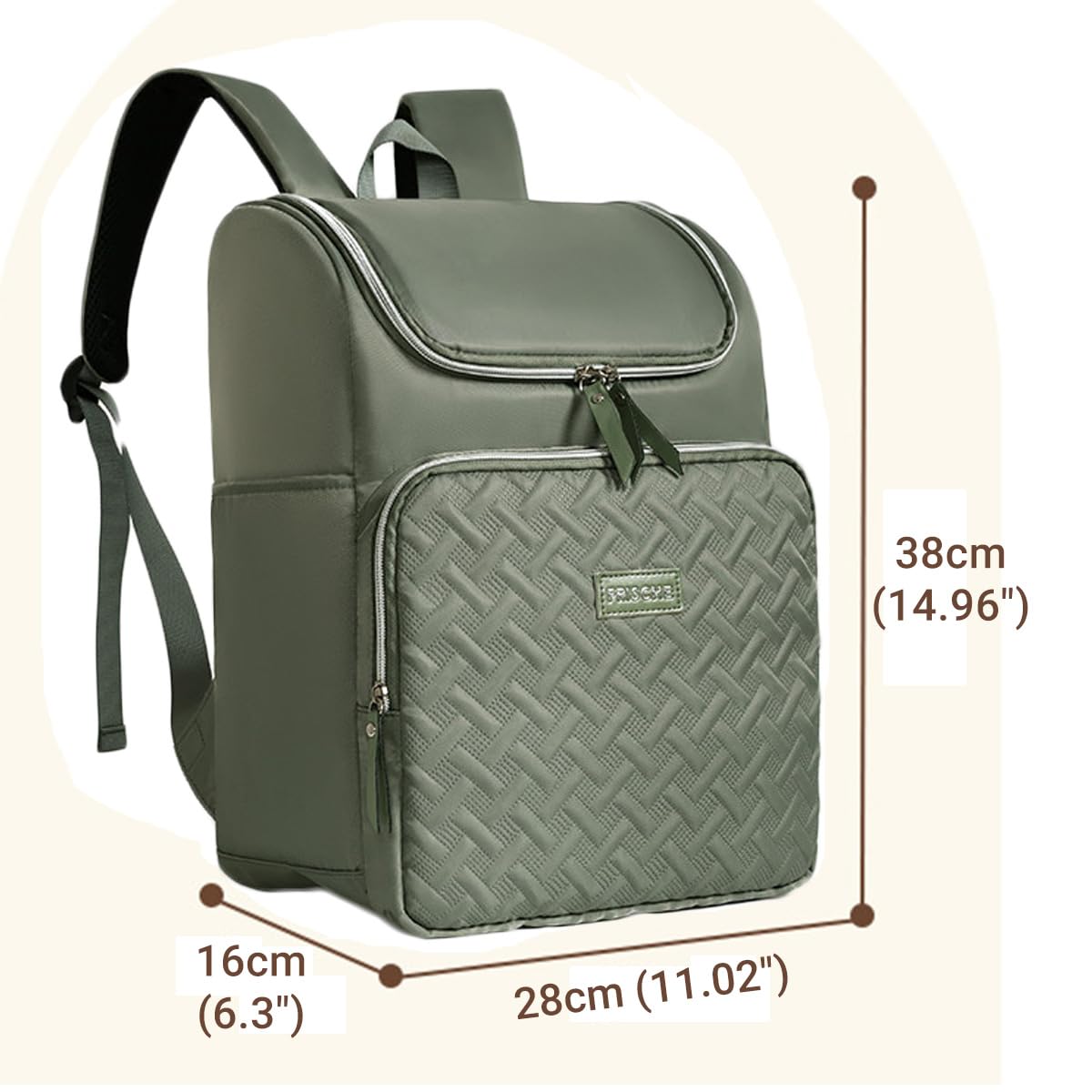 18L Picknickrucksack Kühltasche Kühlrucksack Thermo Rucksack Isoliert Cooler Bag Isoliertasche
