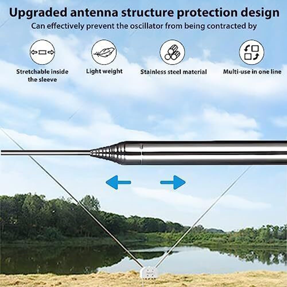 Asta telescopica 5 metri con attacco a vite 5/8 per prisma o antenna GPS Asta telescopica 5 metri con attacco a vite 5/8 per prisma o antenna GPS