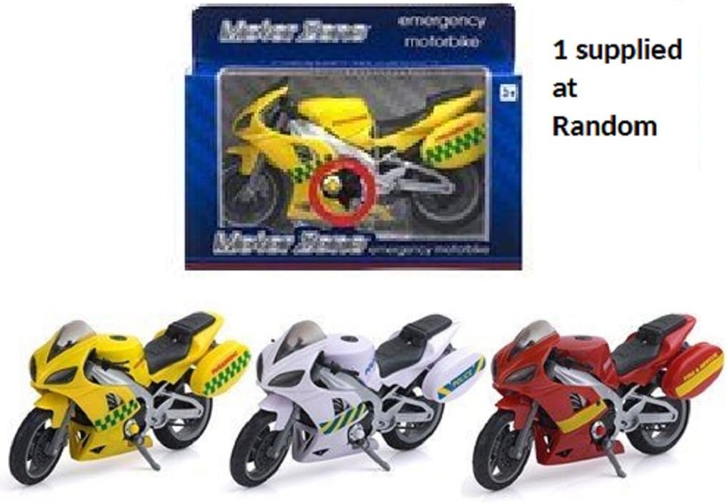 Motorzone Die Cast Emergency Motorbike 5454