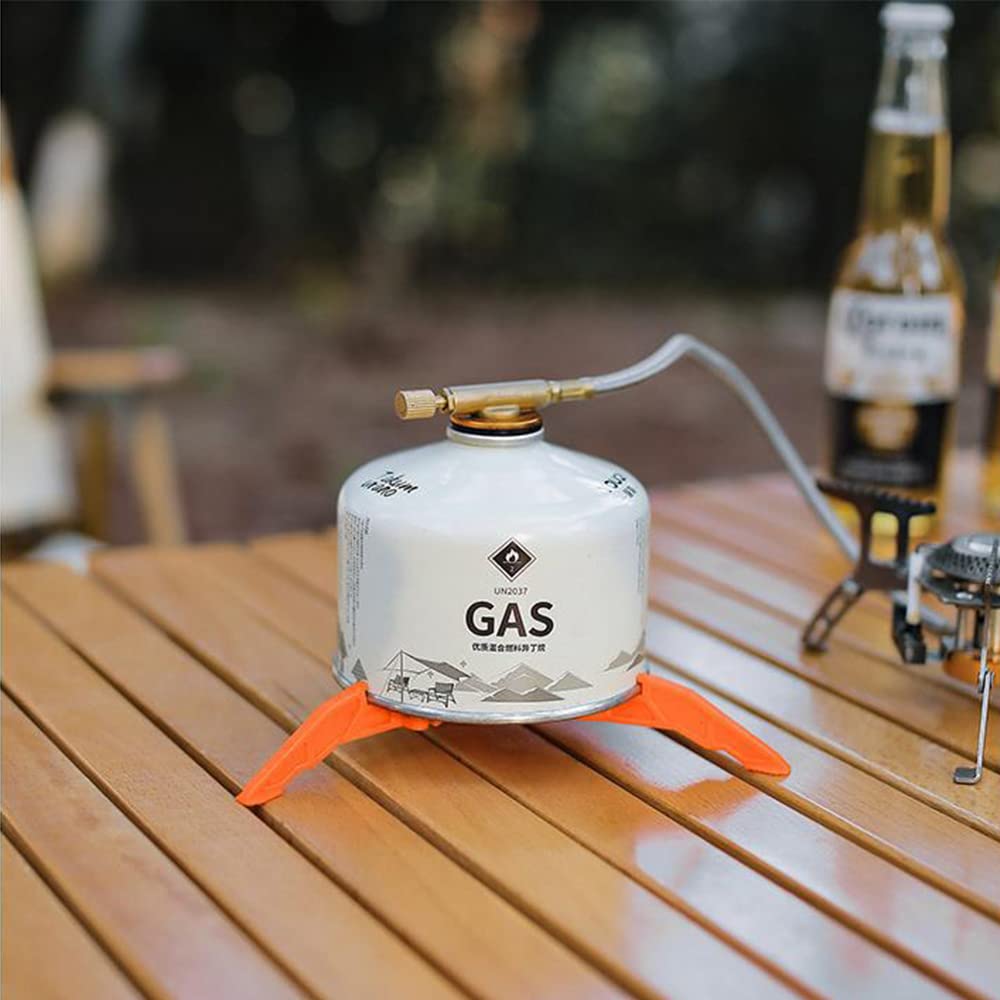 Support De Bouteille De Gaz Pliable – En ABS, Antidérapant, Stable, Compatible Avec Cartouches Longues Et Plates – Camping