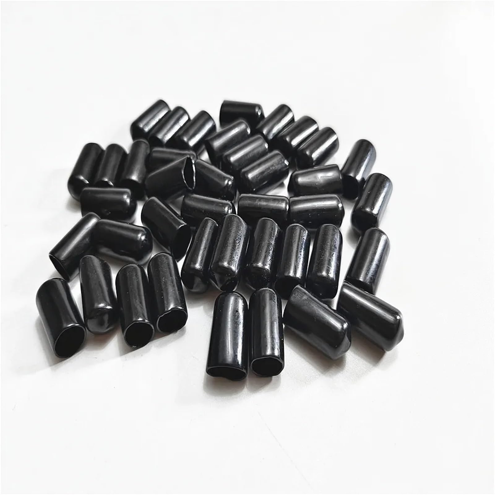 Xinglongs Black Pvc Cap Rubber End Caps Id1.3mm To Id2.5mm Pvc With Different Colors Cable Insulation Thread Cover Waterproof Cap(,Id2.5mm,1000Pcs)