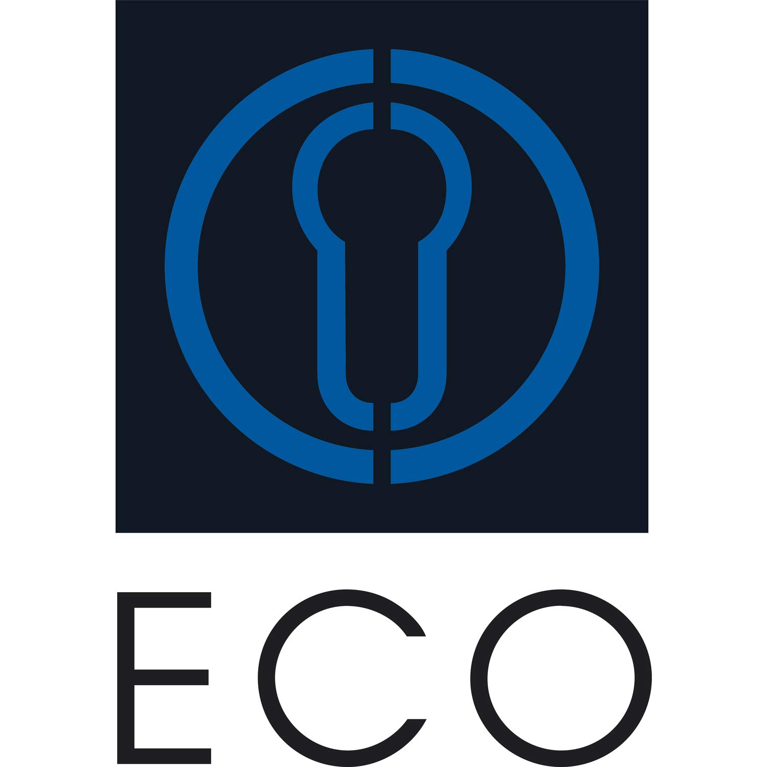 ECO 109018614300030 Drückerstift geteilt, Vierkant 9 mm, 60/90 Split Push pin, Square, Silver - Image 2