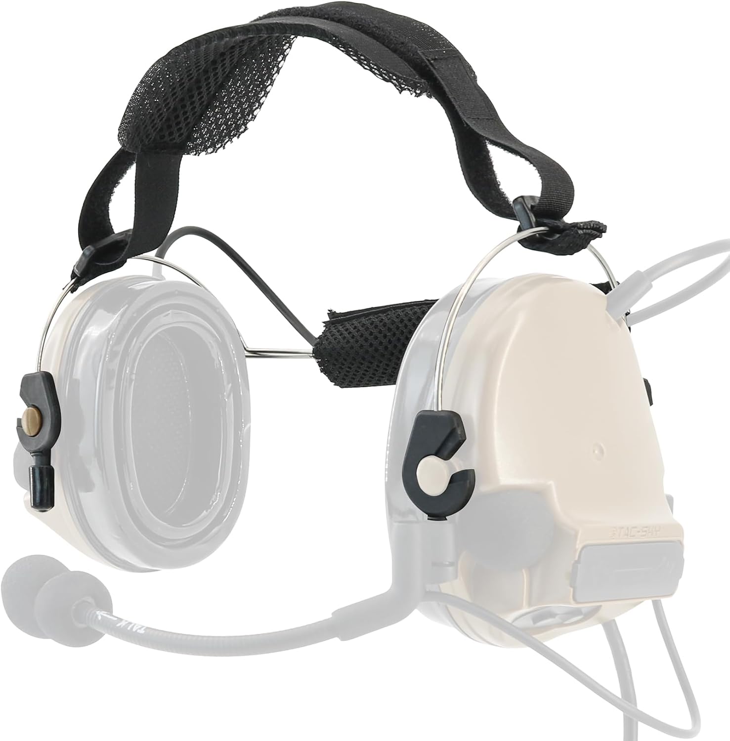 HEARFALCOM COMTA II III TACTICAL HEADSET ACCESSORIES Rear Mount Headband for C2 C3 Hunting Airsoft Shooting Headset