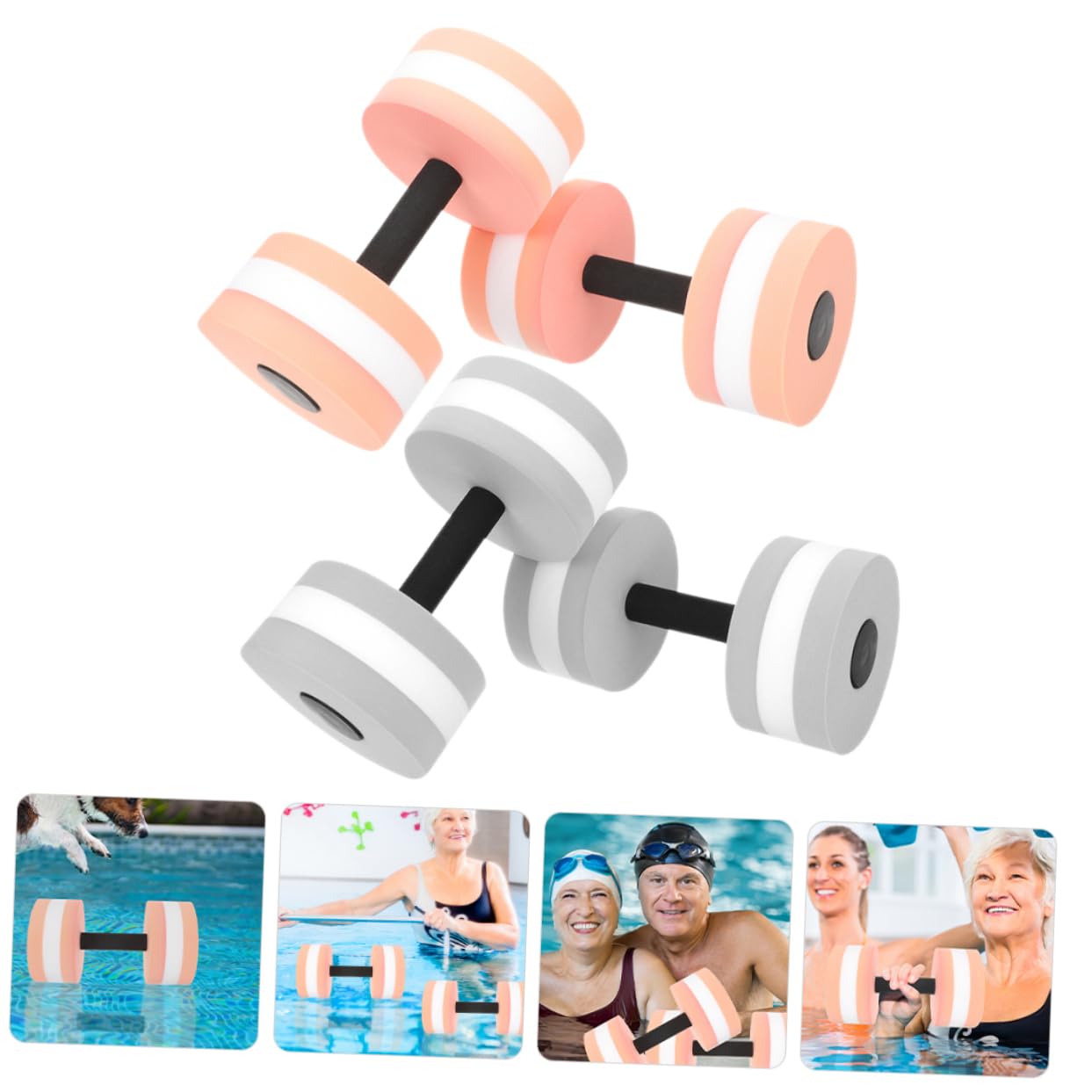 Wasserhanteln 4 Stück Eva Schwimmende Poolgewichte Widerstandstraining Wassergymnastik Fitnessgeräte Für Erwachsene Poolübungen