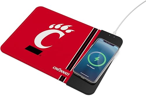 Miniatura 7 de SOAR Alfombrilla de mouse de carga inalámbrica NCAA, Nebraska Cornhuskers