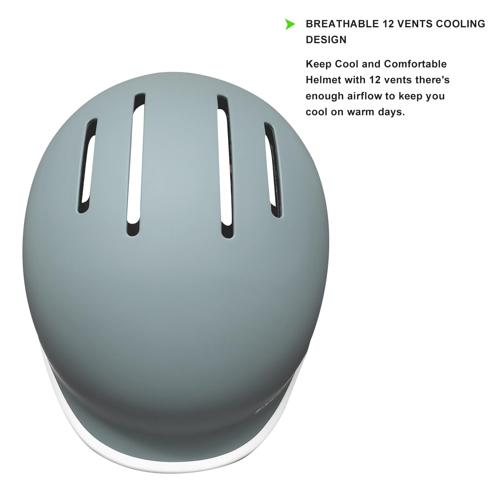 Exclusky Kask rowerowy dla mężczyzn, z głębokim wizjerem, kask rowerowy dla kobiet, kask rowerowy do skutera ulicznego, jazdy na rowerze (56-61 cm)