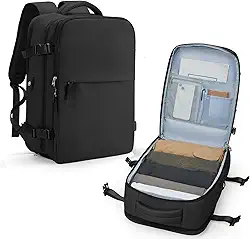 Mochila de viagem coowoz unissex, grande, mala de mão, mochila para trilha