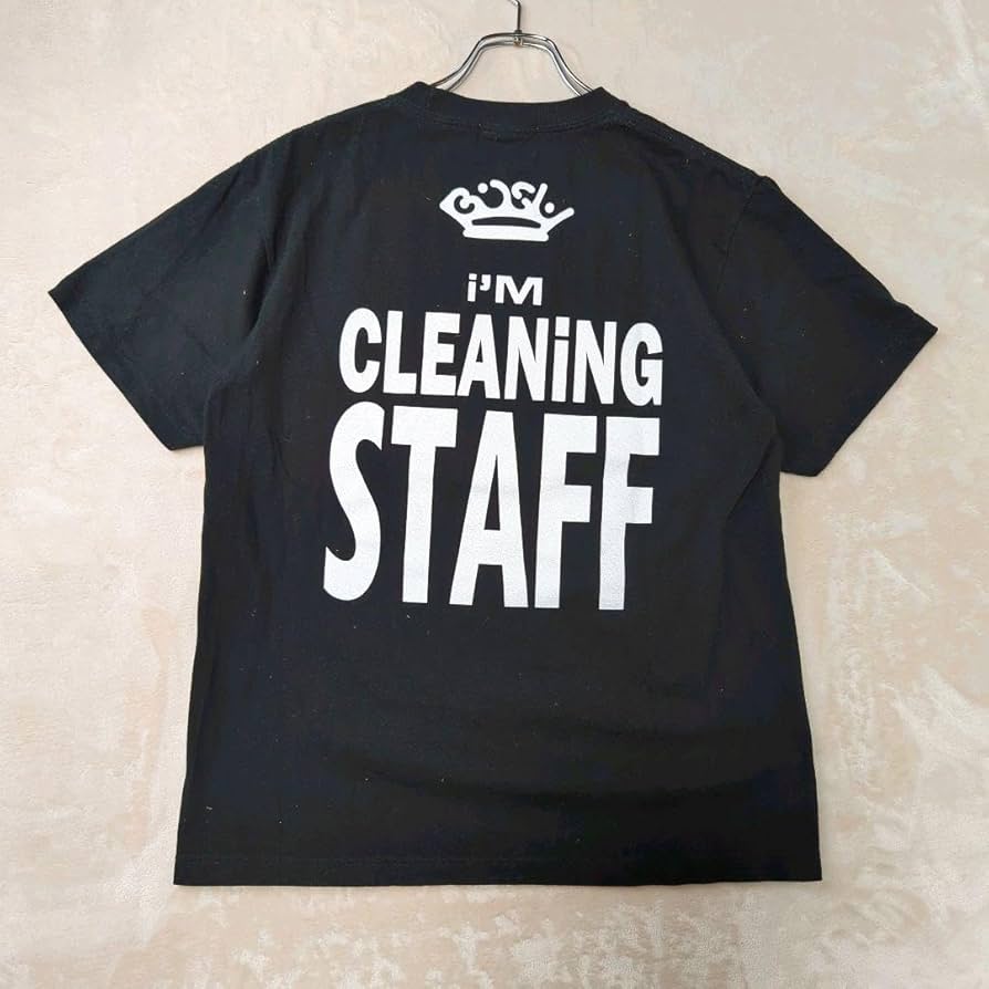 Amazon.co.jp: BiSH クリーニングスタッフ Tシャツ ブラック M