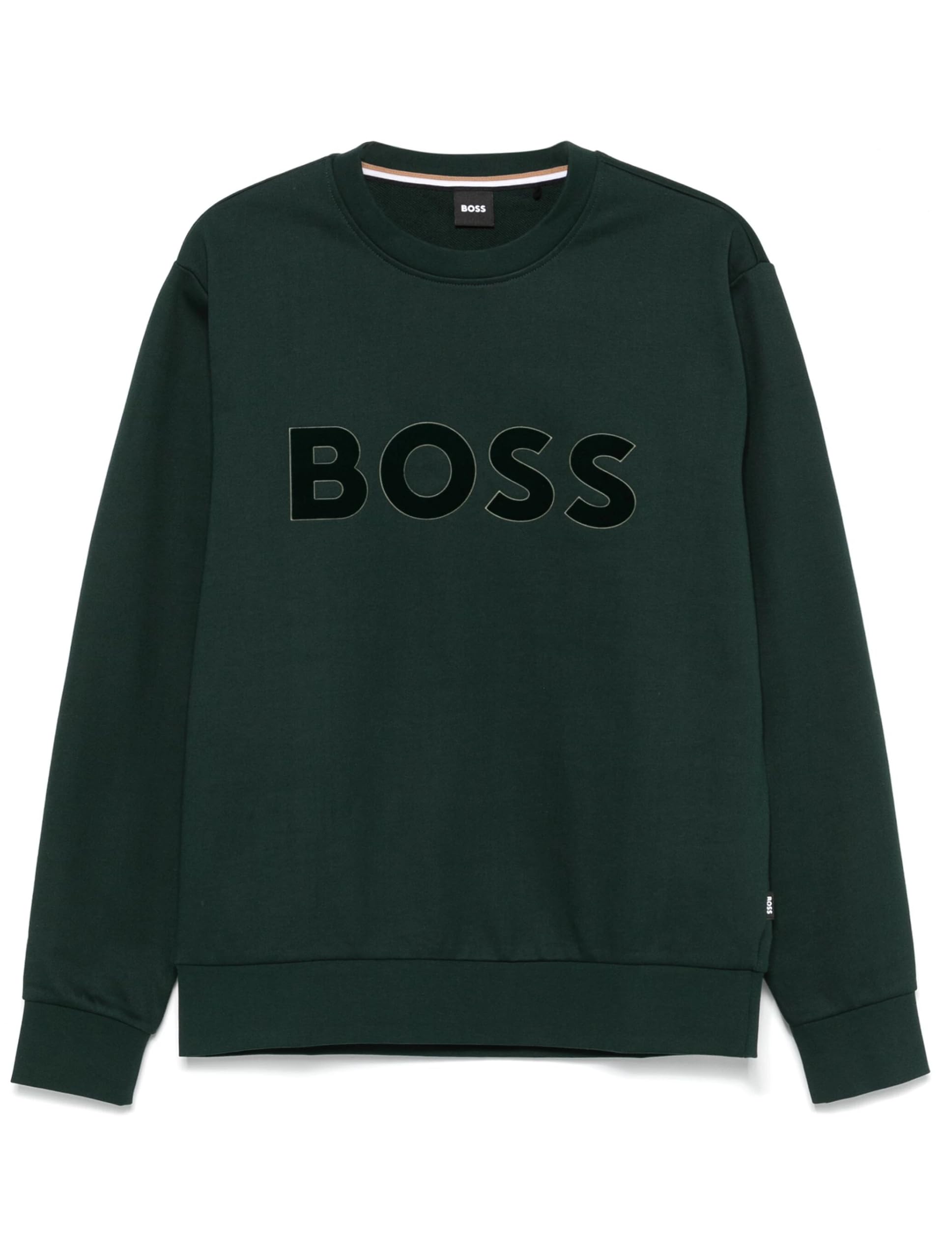 Erkek Marka Logolu Uzun Kollu Bisiklet Yaka Günlük Beyaz Sweatshirt 50524360-100