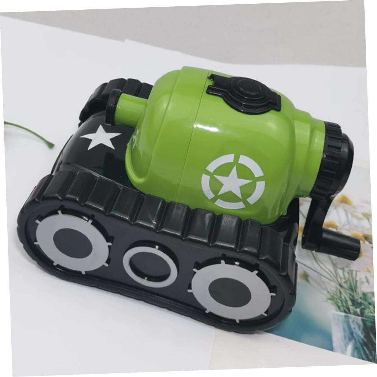 Uonlytech 5 Stück Bleistiftspitzer Bleistiftspitzer Schärfung süß Schulbedarf Klassenzimmer werkzeug Metall Grün
