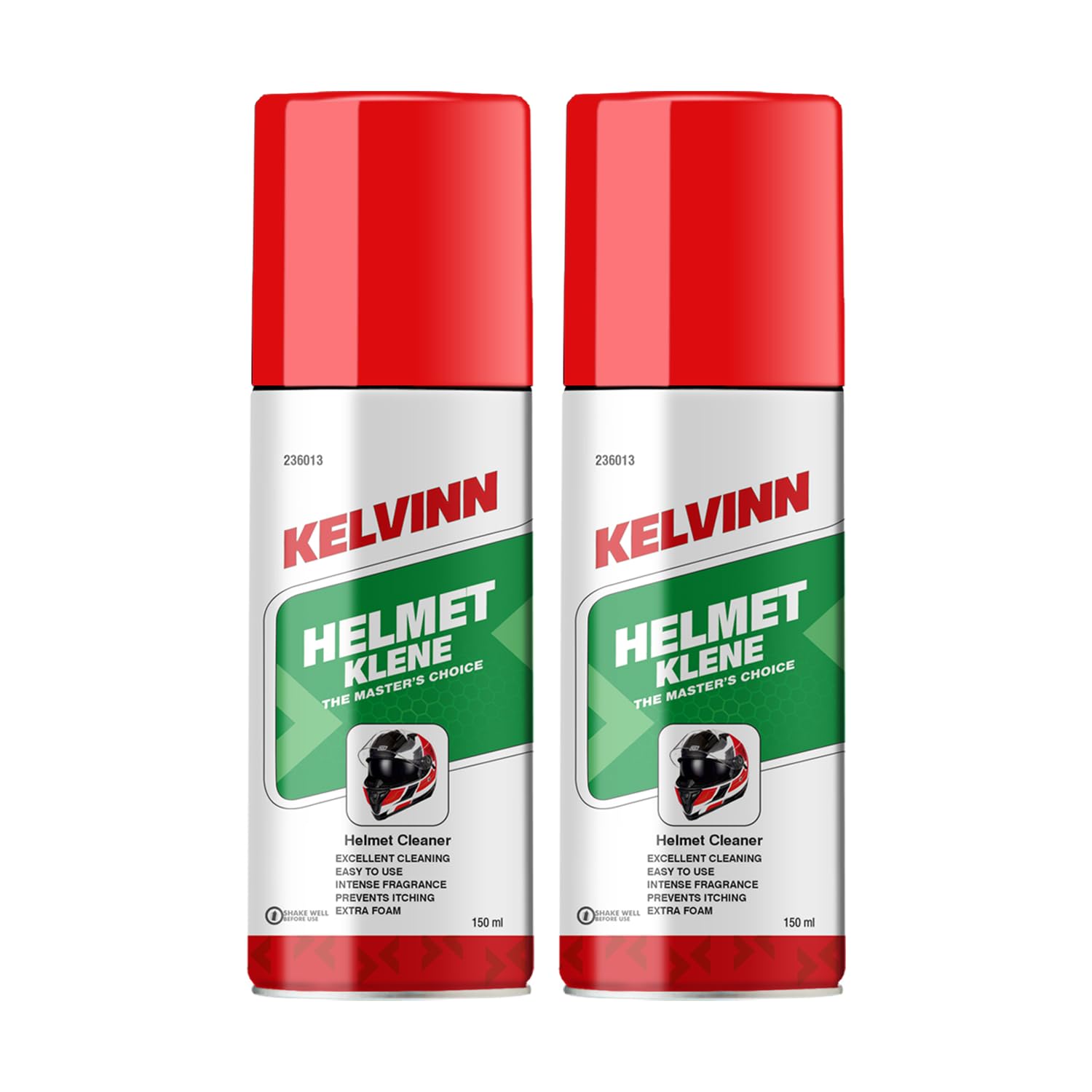 Kelvinn Quick Dry Helmet Cleaner Spray - 300 mL: Anti-Odor & Bacteria Foaming Spray for Helmet Interior & Exterior, Safe for Skin & Hair (150 mL Pack of 2) (B0D6YHCX65) Amazon Price History, Amazon Price Tracker