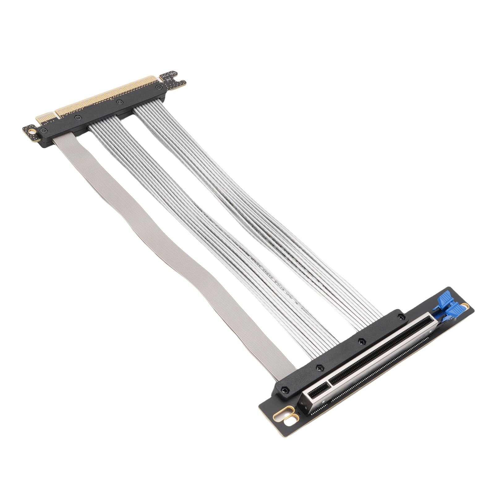 aqxreight Kabel Riser PCIe 5.0 16X Szybkie Rozszerzenie GPU dla RTX 4090, 5090 i RX Elastyczny Adapter Karty Graficznej Gen 5 z Ekranowaniem EMI Zgodny z ITX, Chłodzeniem cieczą i (15cm)
