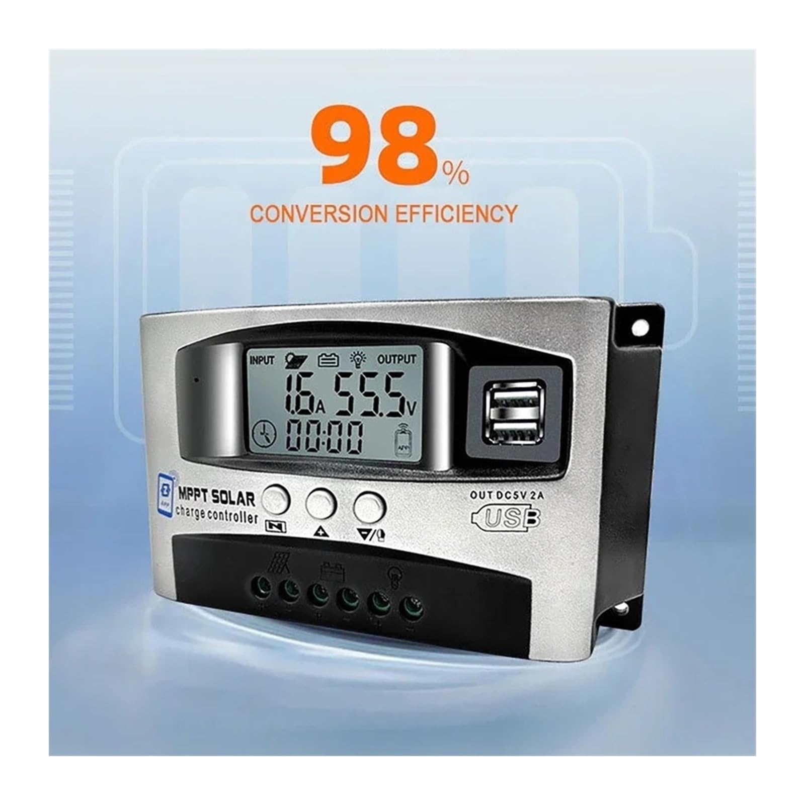 12V 60V Inteligentny regulator ładowania solarnego MPPT