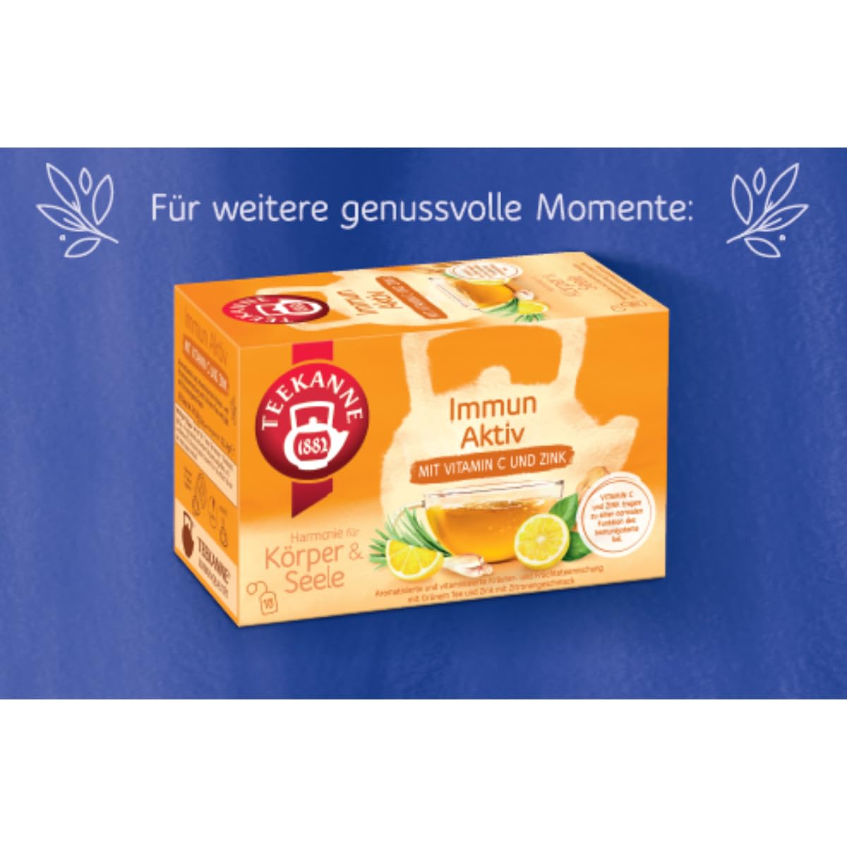 TEEKANNE Besser Schlafschlafen herbata ziołowa z melatoniną, 10 opakowań x 18 torebek (10 x 30,6 g)