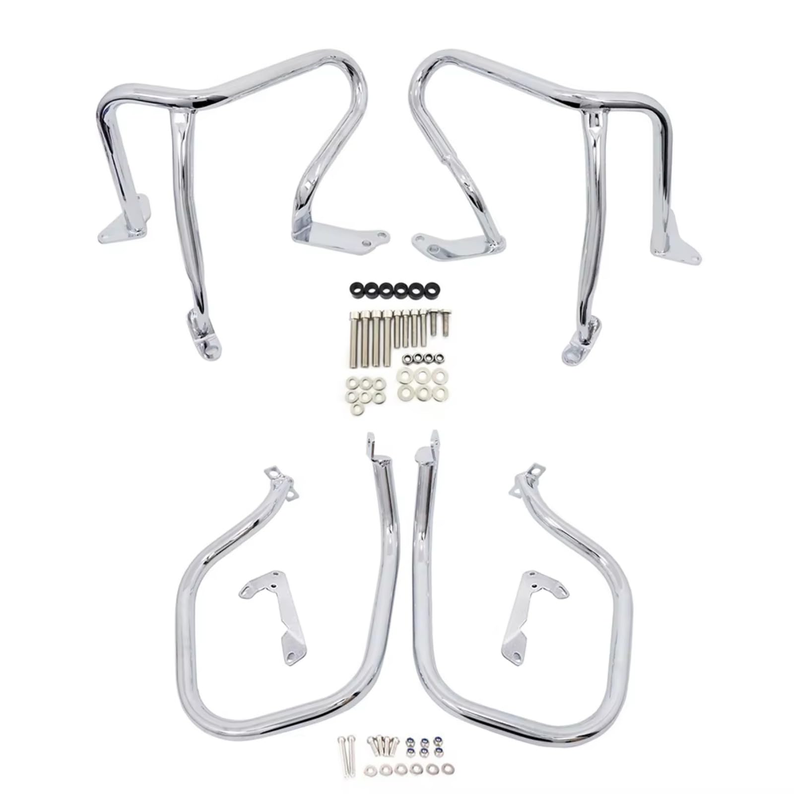 Garde moteur chrome BMW R1250RT pare-chocs de protection premium - 4