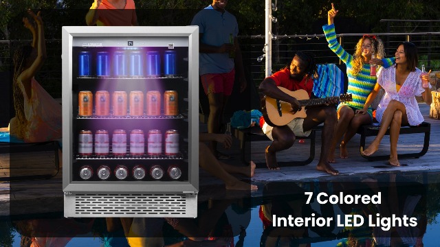 4.6cf Outdoor/Indoor Refrigerator IPX4 SS Builtin/FS