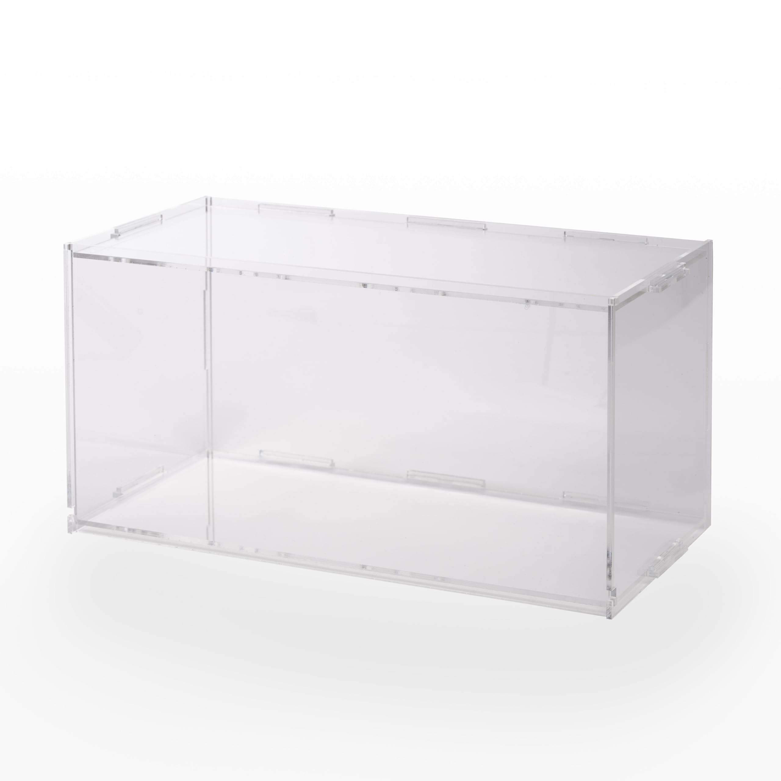 Gablota akrylowa 32 × 15 × 15 cm na 1 model, wersja stojąca, montaż klipsowy – kompatybilna z modelami kolekcjonerskimi LEGO Technic