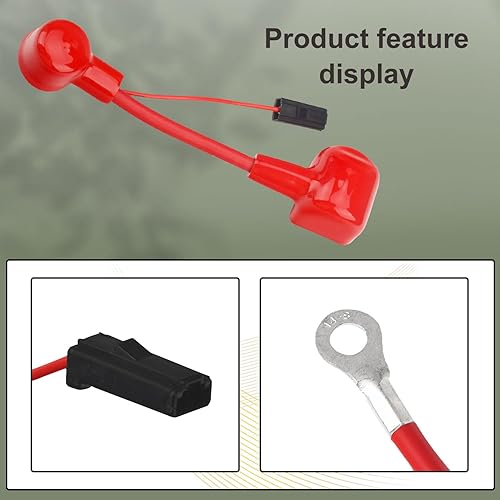 Miniatura 6 de GY20169 Cable de batería positivo compatible con John-Deere 102, 105, 115, 125, 135, L100, L110, L2048, LA130, tractores de césped para tractores de