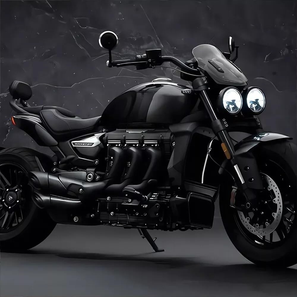 Moto Lusterko końcówkowe kierownicy Motocyklowa k Pasuje Do Triumph Rocket 3 Street Triple S 765 RS/R Speed ​​1200RS/RR Kierownica Motocykla Lusterko Wsteczne Uchwyt Końcowy