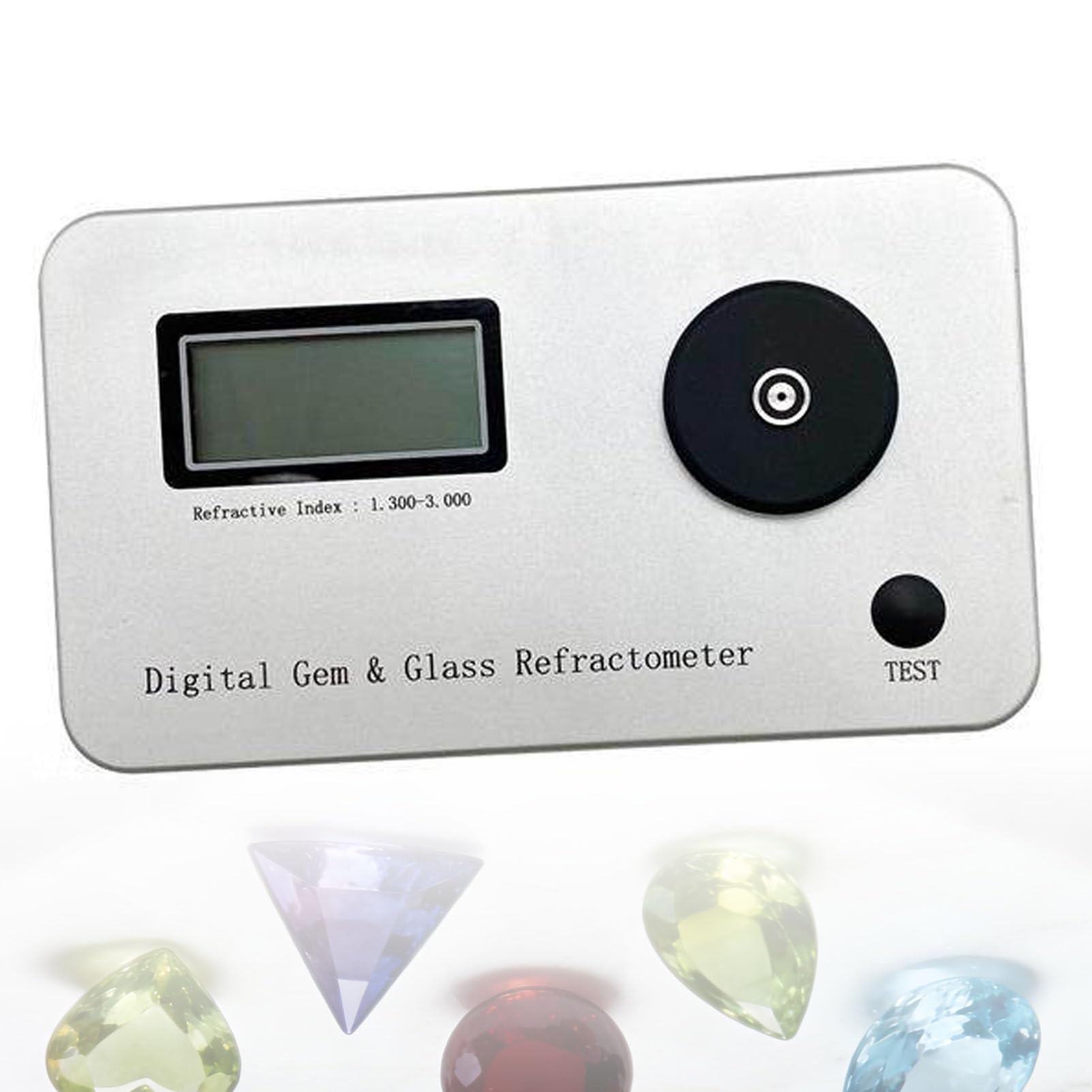 XNZJHPP Gemstone Refractometer Kit, Precise Measurement Tester with 1.300-3.000 RI Range and 0.001 Accuracy, Portable Tool for Jewelry and Jade Identification