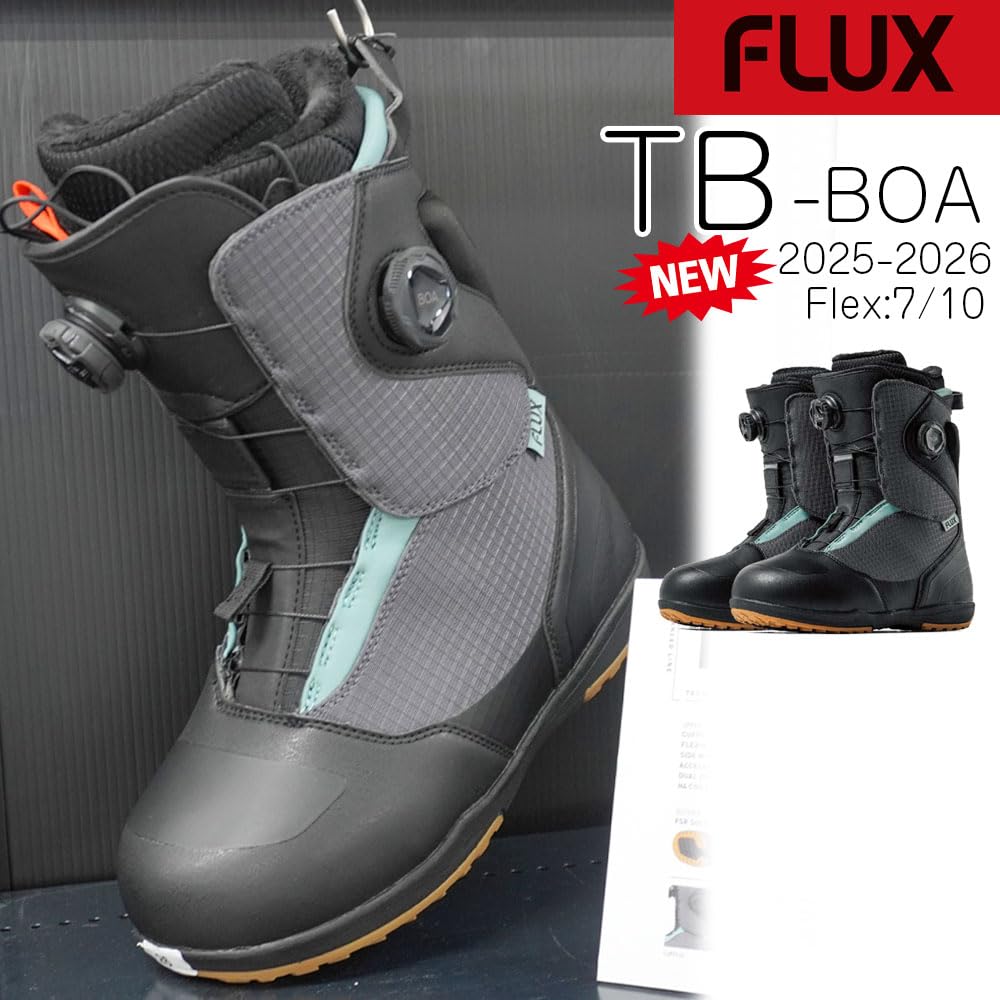 25-26 FLUX 【フラックス】ブーツ TB-BOA【正規品】27cm Amazon | FLUX フラックス スノーボード ブーツ TB-BOA 25-26 モデル