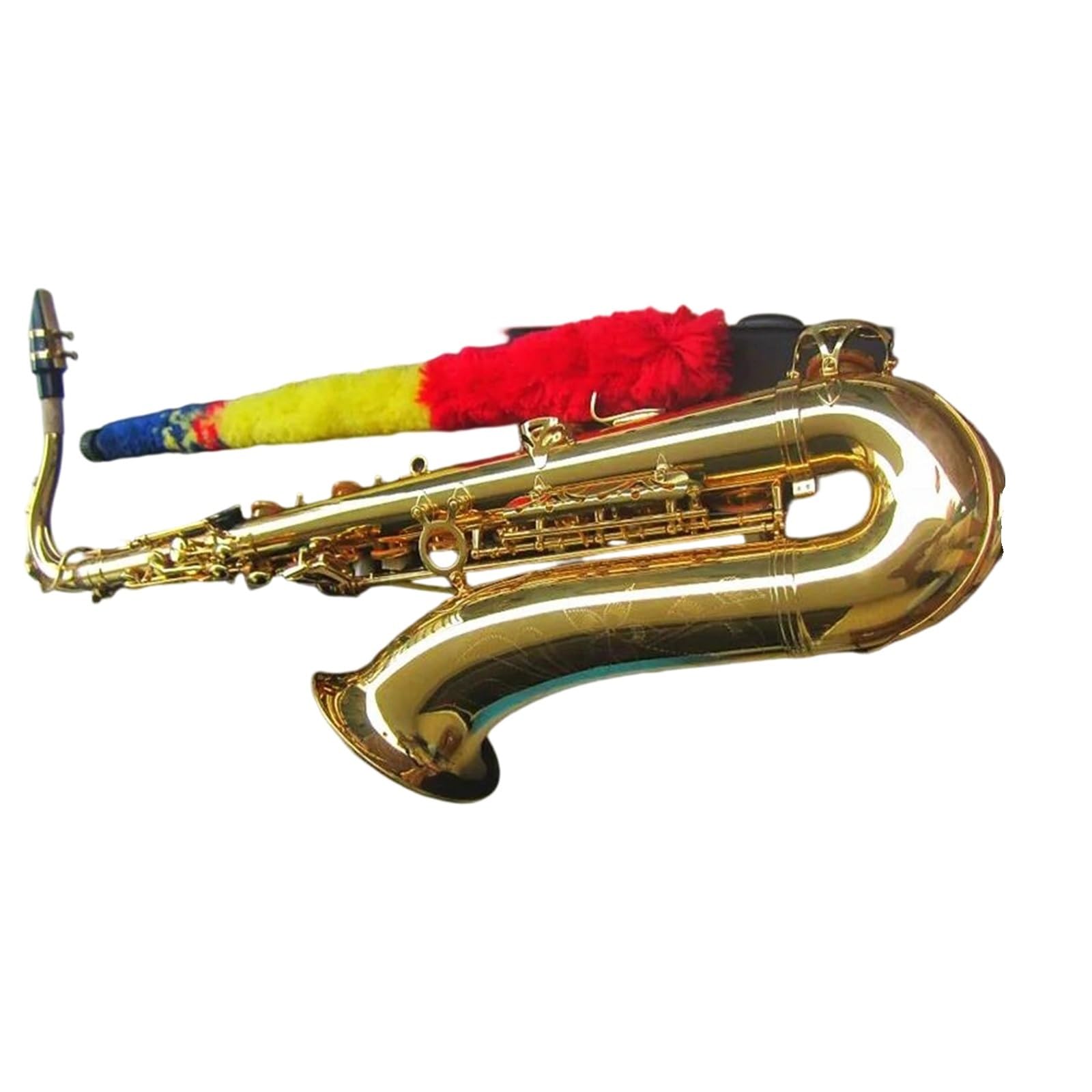 Saksofon Tenorowy Bb Profesjonalny Instrument Dęty Drewniany Korpus Pozłacany Z Futerałem