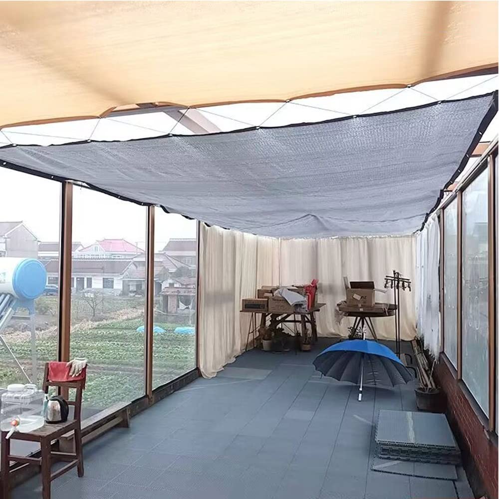 Tela Reflectante De Aluminio 99% De Protección Solar A Prueba De Rayos UV Para Coche/perro/invernadero/jardín/pérgola 4 M X 11 M