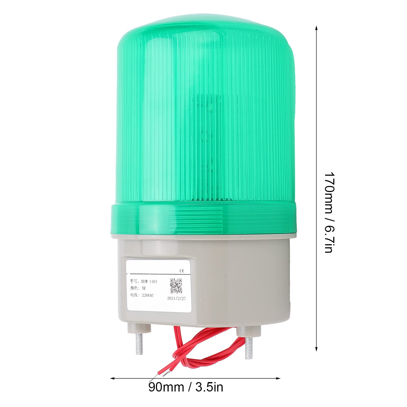 Othmro LTE-5051 12V 3W Waarschuwingslampje Strobe Licht