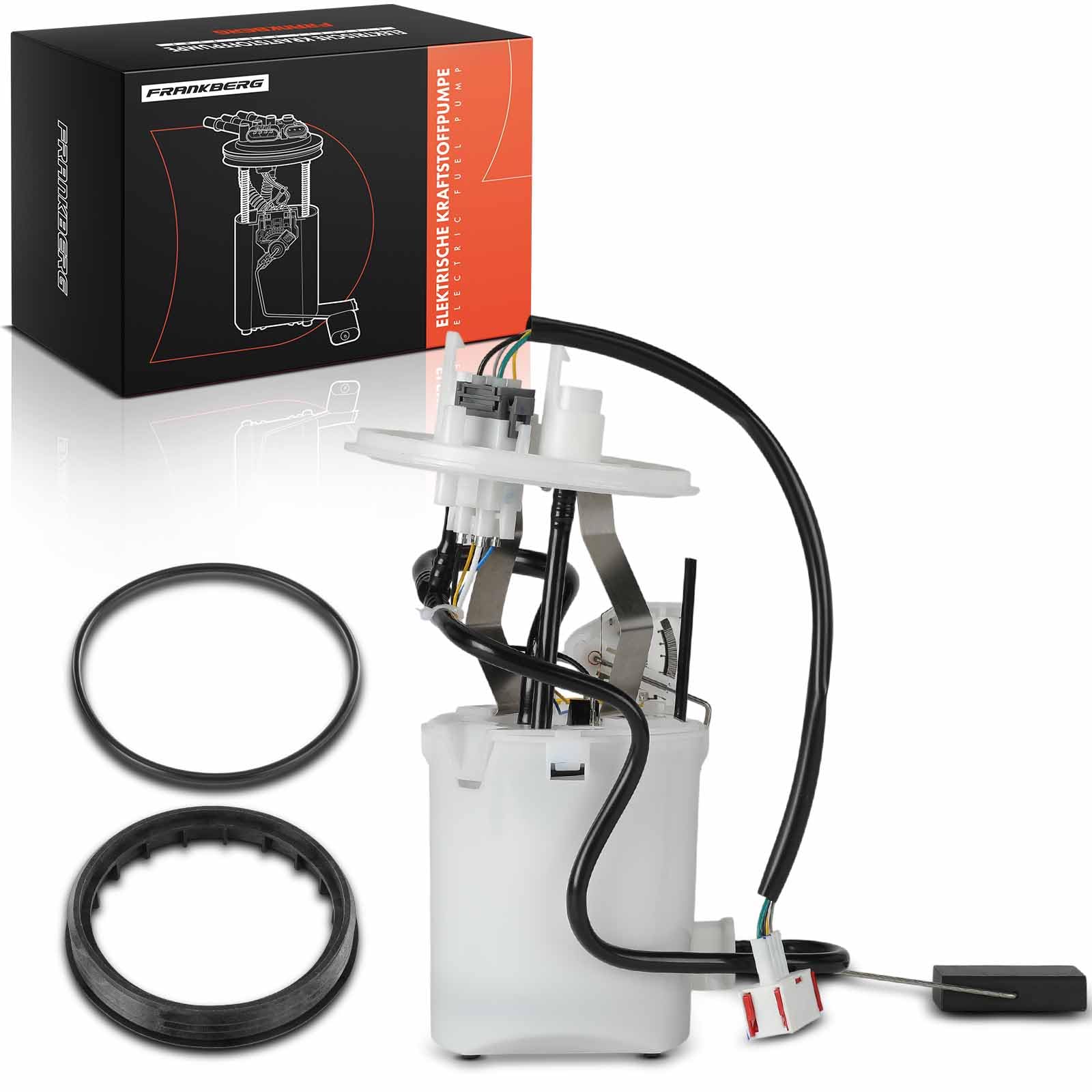Frankberg Bomba de combustible bomba de gasolina conjunto de módulos de | sin sensor de presión, 4 pines, 30587015; Compatible con: 900 II Coupé, 900 II Cabriolet, 9-3 YS3D, 900 II