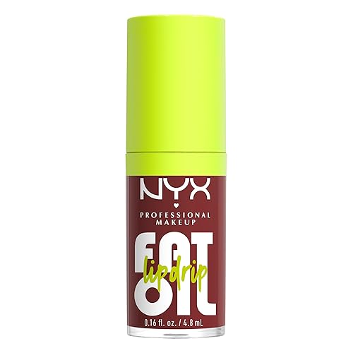 Miniatura 95 de NYX PROFESSIONAL MAKEUP Goteo de labios de aceite graso, brillo de aceite hidratante para labios, fórmula teñida vegana, hidratación de hasta 12 08